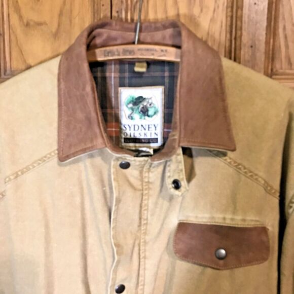 Sydney Oilskin Clothing Co. Canvas Chore Field Riding Coat Men XXL Blanket Lined